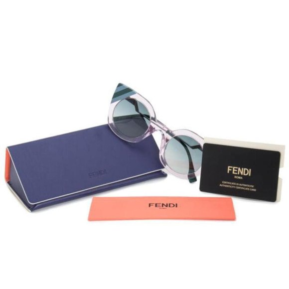 Fendi Waves FF0240/S 35J PINK Sunglasses - Picture 5 of 5